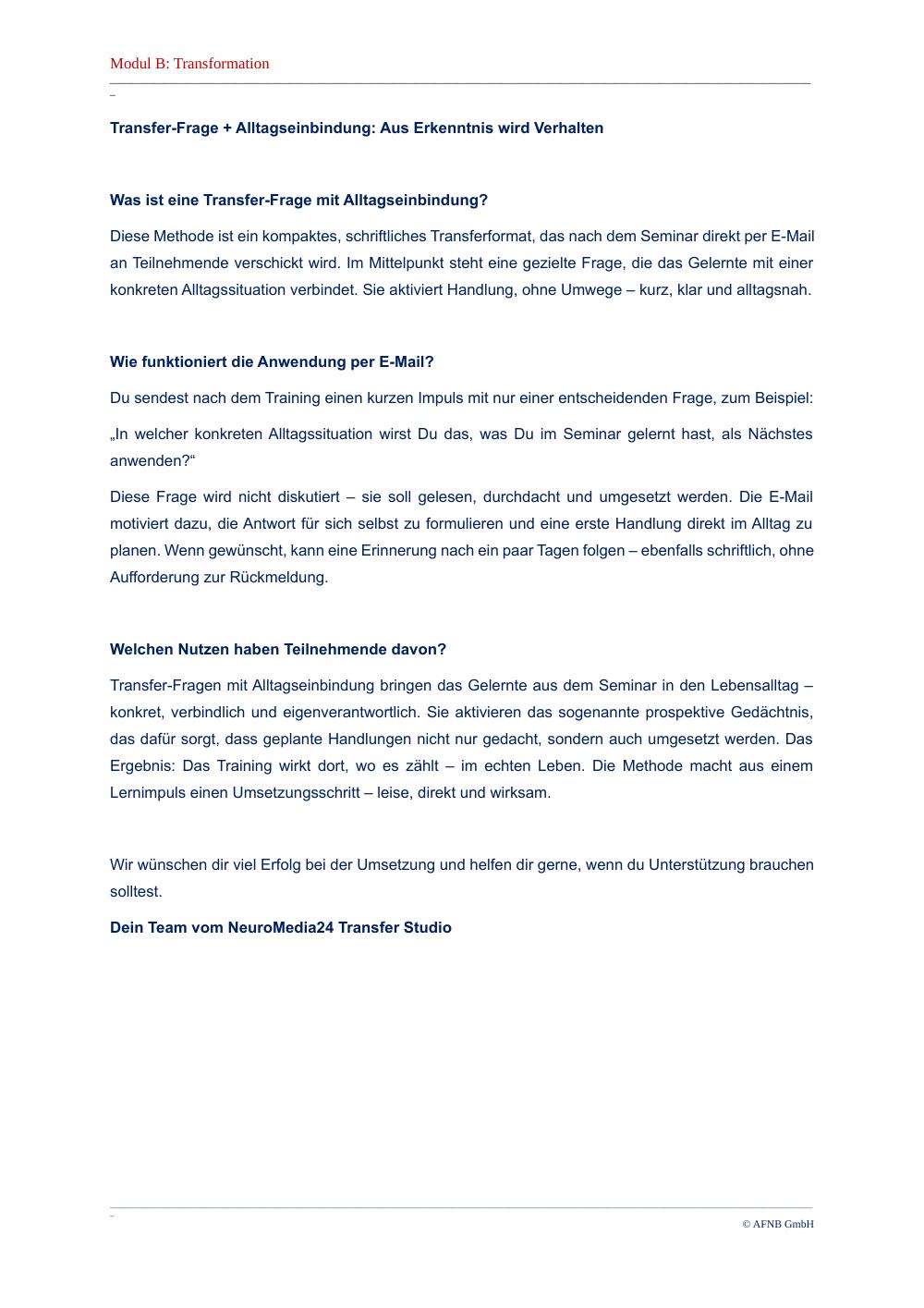 Impulsdokument, Seite 2 von 4
