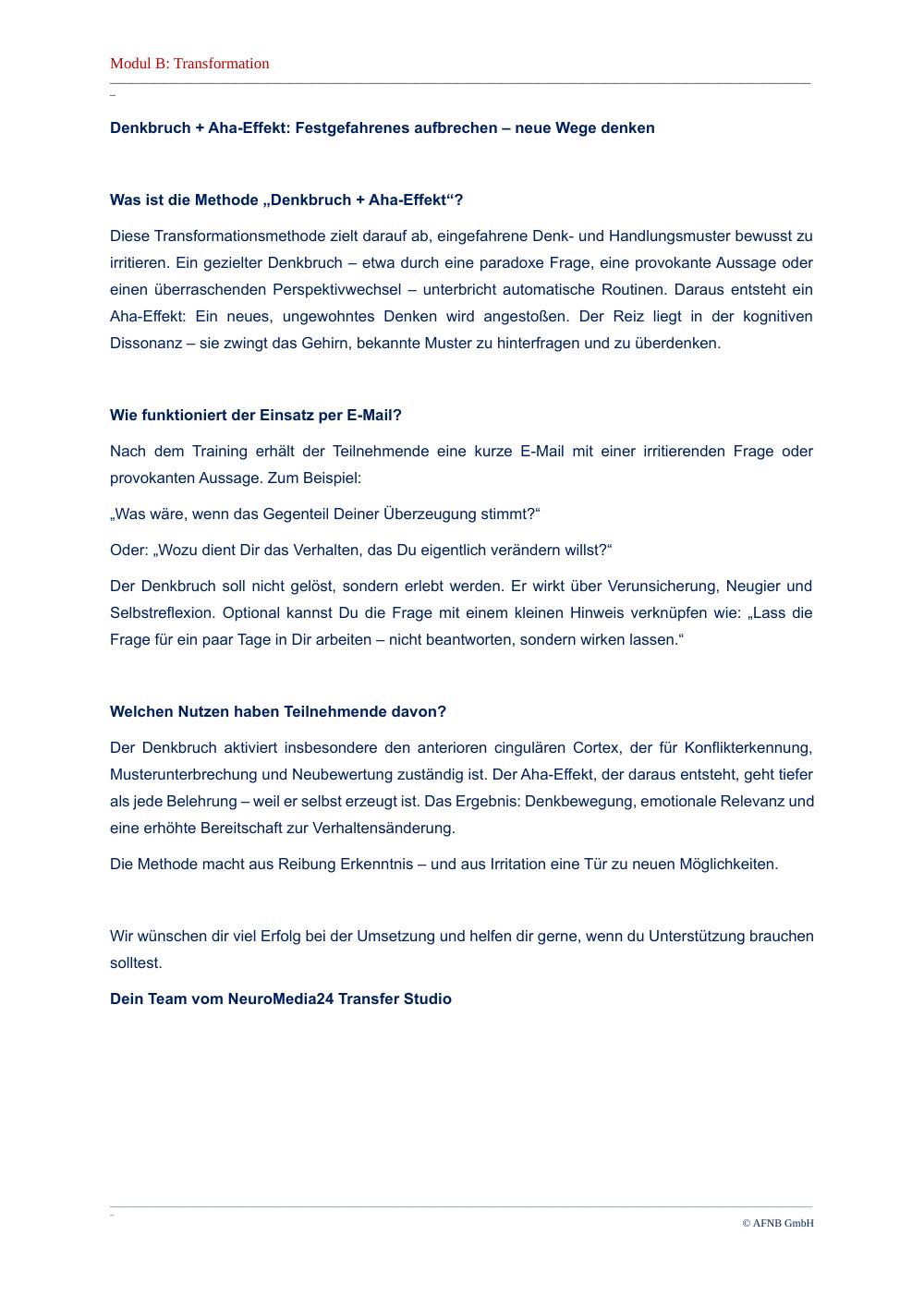 Impulsdokument, Seite 2 von 4
