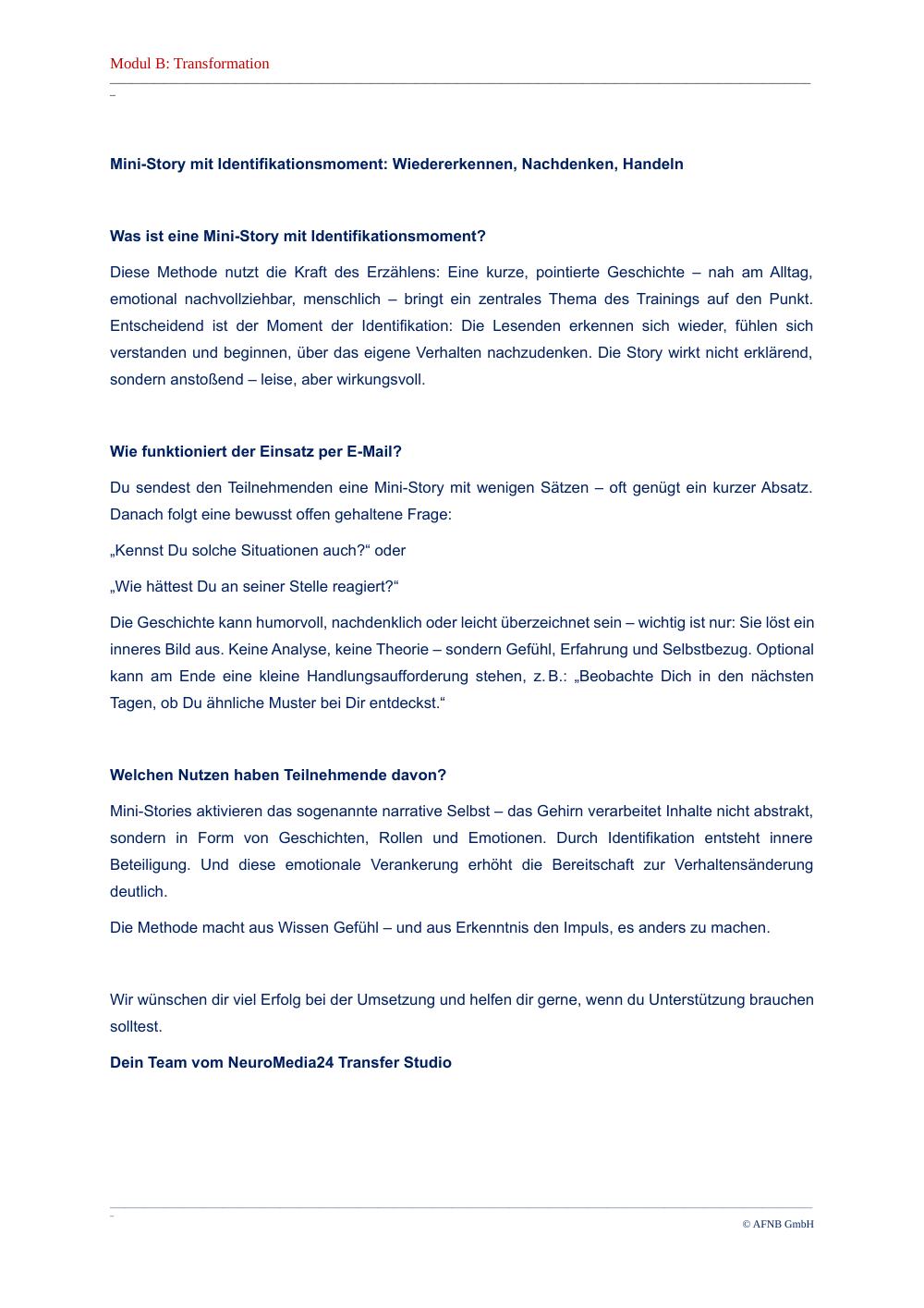 Impulsdokument, Seite 2 von 4